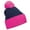 French Navy/Fuchsia, variant on Beechfield Big Boys Snowstar Duo Two-Tone Winter Beanie Hat