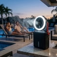 Solar Blaster Fans Infinity X1 Solar Rechargeable Misting Fan with LED Light - Walmart.com