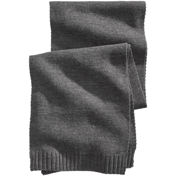Bufanda sólida Club Room para hombre, gris, talla única