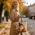 thumbnail image 4 of Beach Tote Bags for Women Cute Animals Travel Beach Shoulder Bags Canvas Tote, 4 of 6
