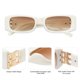 thumbnail image 5 of Gafas de sol Allarallvr Rectangle para mujer 90s Retro Trendy Y2K, 5 of 5