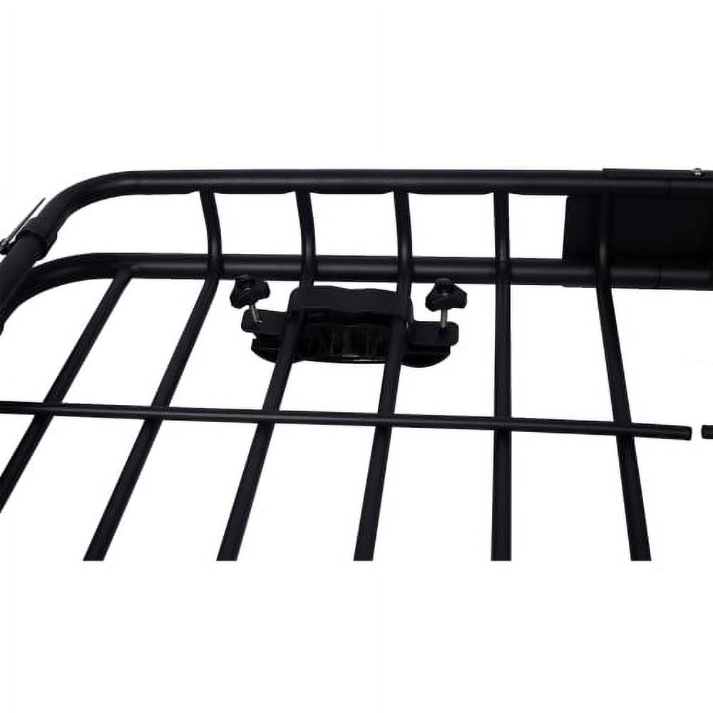 Donext Rooftop Cargo Carrier Basket Motoring Roof Rack,Top Mount Roof Rack 42" black steel
