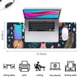 thumbnail image 5 of Long Mouse Pads for Desk,Pioneer Flower Floral Print Pattern Desk Mats on Top Of Desks, Desk Mouse Pad Extra Large with 3mm Non-Slip Base and Stitched Edge for Gaming,Office,Work,Home 31.5"x11.8", 5 of 6