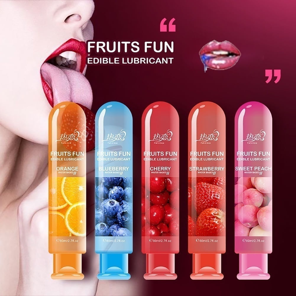 Bobasndm 80ml Fruits Flavor Lube Personal Lubricants Water Based Long