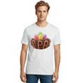 thumbnail image 2 of Candy-Cane-Nest+Easter-Eggs Mens Graphic Tee, 100% Cotton, Casual Summer Wear BAA250, 2 of 2
