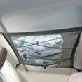 thumbnail image 3 of Travel Accessories Car Roof Net Bag Ceiling Storage Nets Rack Mesh Suv Organizer Luggage, 3 of 6