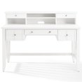 thumbnail image 3 of Crosley Adler Ordinateur de Bureau avec Clapier en Blanc, 3 of 7