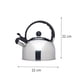 thumbnail image 3 of Tetera Silbadora Royal Haus Acero Inoxidable 2.5 L Color Plata, 3 of 3
