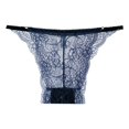 thumbnail image 4 of Byworldtasic Womens Breathable UnderwearWomen Lace Hipster Panties Soft Breathable Panty See Through Sexy Underwear Blue, 4 of 4