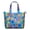 Large, variant on Large Capacity Travel Tote Bag with Kawaii Donut Cake Prints Lightweight Weekender Bag Featuring Colorful Dessert Coffee Designs for Travel Daily Use