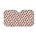 thumbnail image 6 of Lsque Hand Drawn Strawberry Car Windshield Sun Shade | Accordion Folding Style Auto Shade for Car Truck SUV Van | Blocks UV Rays Sun Visor Protector | Medium, 6 of 7
