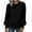 Black, variant on Women's Long Sleeve Pullover Sweater, Round Neck Knitted Top, Soft Acrylic Material for Comfort, Versatile Casual Wear for Home and Office