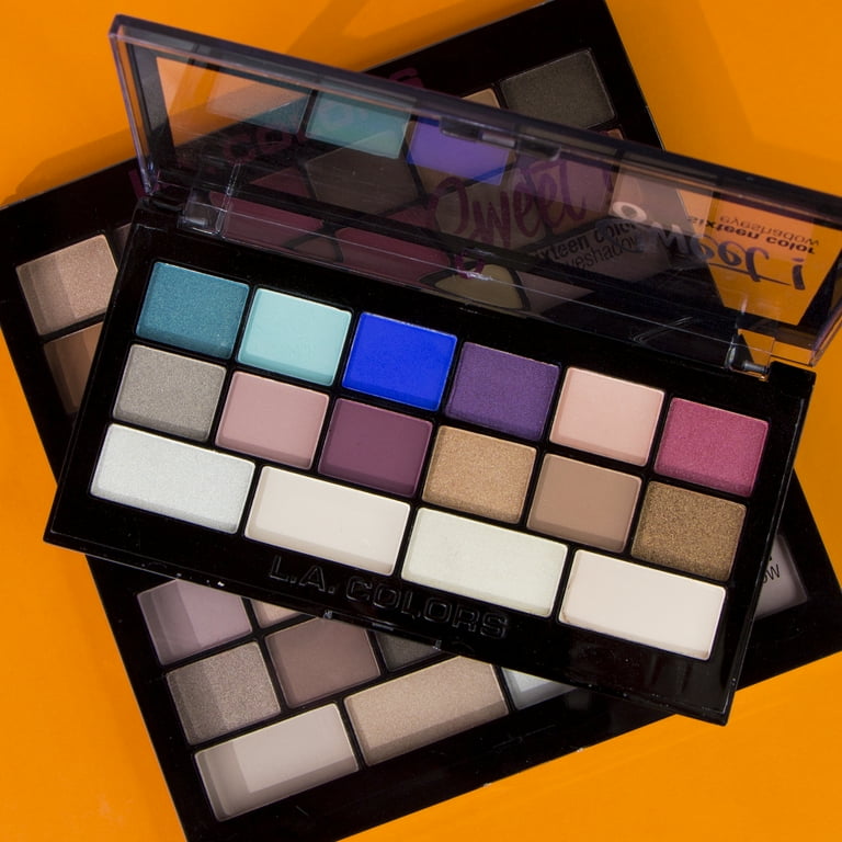 L.A. Colors Sweet! 16 Color Eyeshadow Palette - Playful