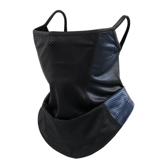 Balaclava Face Mask Cooling Neck Gaiter with Ear Loop Sun Shield Breathable Bandana UV Protection Headband Scarf Reusable Washable
