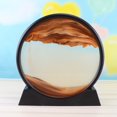 thumbnail image 2 of AMERTEER Tableau de Sable en Mouvement Rond en Verre 3d, 2 of 3