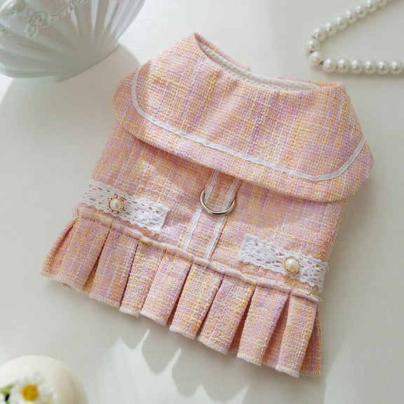 Nvzi-c Sweet Puppy Dog Dress,Cute Princess Cat Dresses Dog Skirt for Small Girl Dogs(A83,XL)