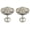 Antique Silver/Pewter, variant on Urbanest Medallion Curtain Holdback – Elegant Drapery Tieback, Farmhouse Drapery Hardware for Stylish Window Treatments, 1 Piece, Bronze with Gold