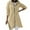Beige, variant on Dezsed Winter Jackets for Women Women's Solid Color Hoodie Zipper Long Sleeve Sweatshirts Long Coat Tops With Pockets White XL