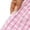 pink, variant on Women’s V-Neck Checkered Babydoll Dress, Short Sleeve Tiered Casual Mini Dress