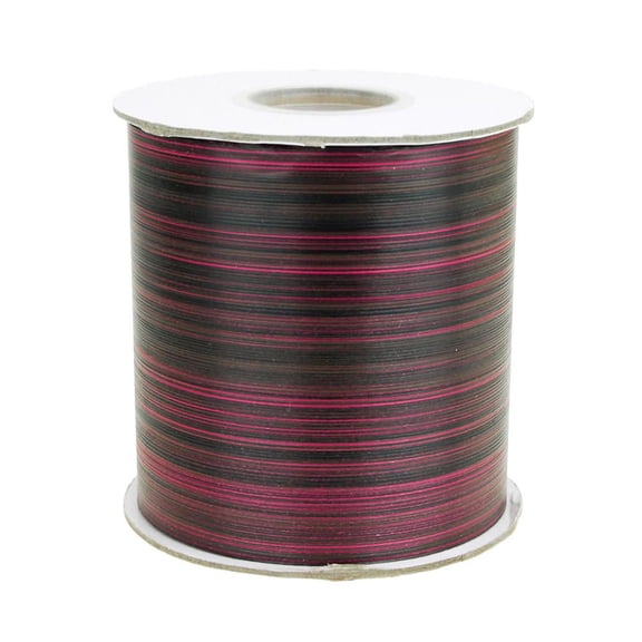 Waterproof Leaf Ribbon, 4-1/4-Inch, 50 Yards, Purple/Black