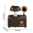 thumbnail image 3 of BotaniNest Record Player Aroma Diffuser And Night Light With Humidifier For Home And Relaxation, 3 of 6