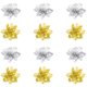 thumbnail image 1 of Hollow Faux Christmas Flower Decoration Flor artificial para la decoración del árbol de la corona de Navidad 12pcs Adepaton CPB-SSW262-1, 1 of 5