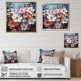 thumbnail image 4 of Designart "Dogwood Blossoms In Blue And Pink IV" Dogwood Canvas Prints, 4 of 7