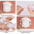 thumbnail image 4 of Luz LED para pared de baño, bombilla para espejo de tocador, luz para espejo, luz frontal para espejo de baño, bombilla para espejo de tocador, 10 bombillas, luz blanca oso de fresa Electrónica, 4 of 5