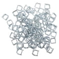 thumbnail image 2 of 100Pcs Heavy Duty Strap Wire Buckles Package Clamps Packaging Accessory (Silver), 2 of 7