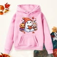 thumbnail image 4 of KPOPLK Baby Hoodie for Boy Girl, Full Zip-up Lightweight Thin Jackets Coat Sweatshirts 0-57 Months(7-8 Years,Pink), 4 of 5