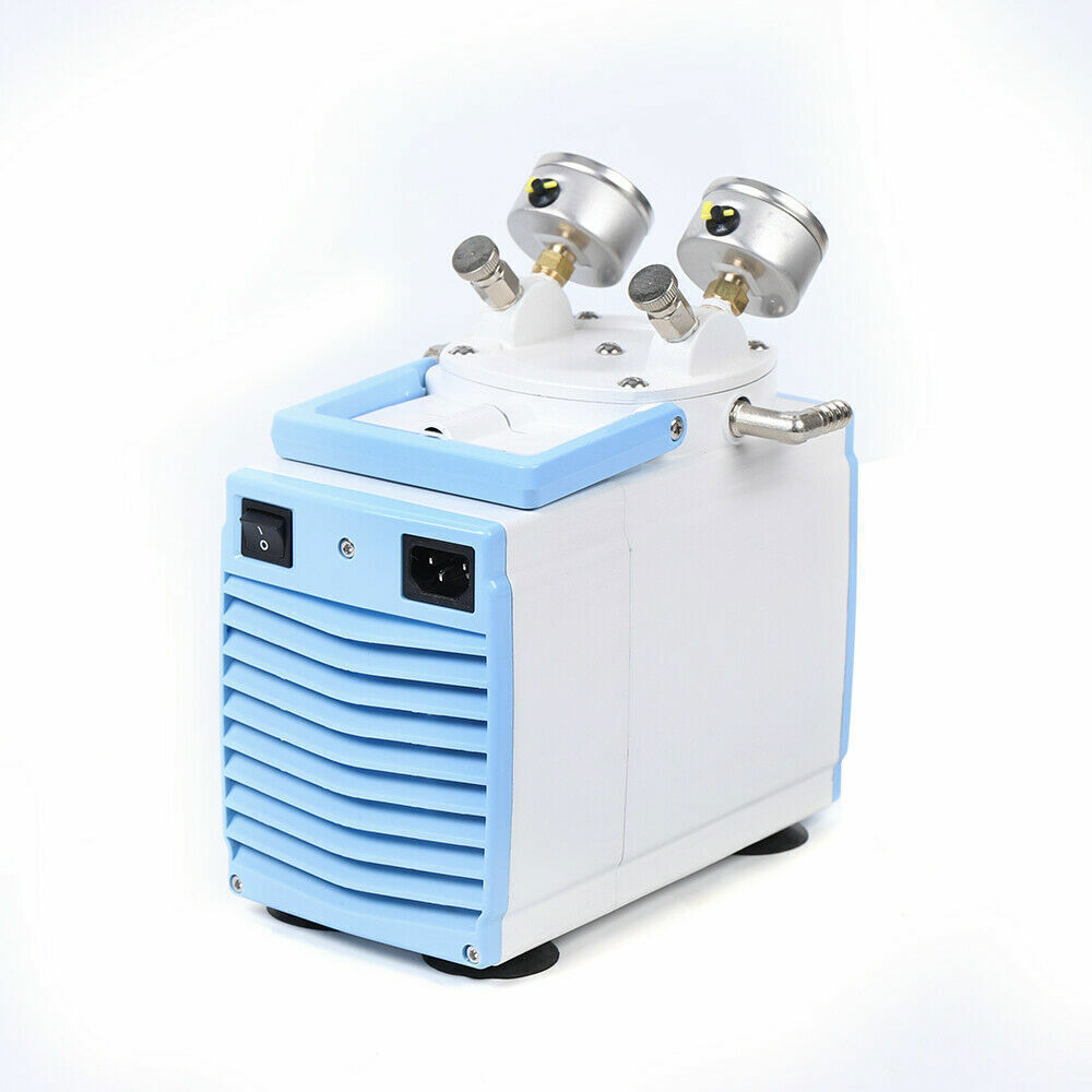 DENSET 0.5A Oil Free Diaphragm Vacuum Pump For Vacuum Filtration Lab Tool 30L/min 110V