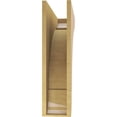thumbnail image 4 of 7"W x 28"D x 28"H Thin Olympic Rough Cedar Woodgrain TimberThane Corbel, Primed Tan, 4 of 6