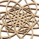 thumbnail image 3 of Letrero de pared de madera con forma de Flor de la Vida, arte de pared de madera tallada, decoración del hogar, posavasos hechos a mano, artesanía, adorno de geometría sagrada F 305 cm, 3 of 3