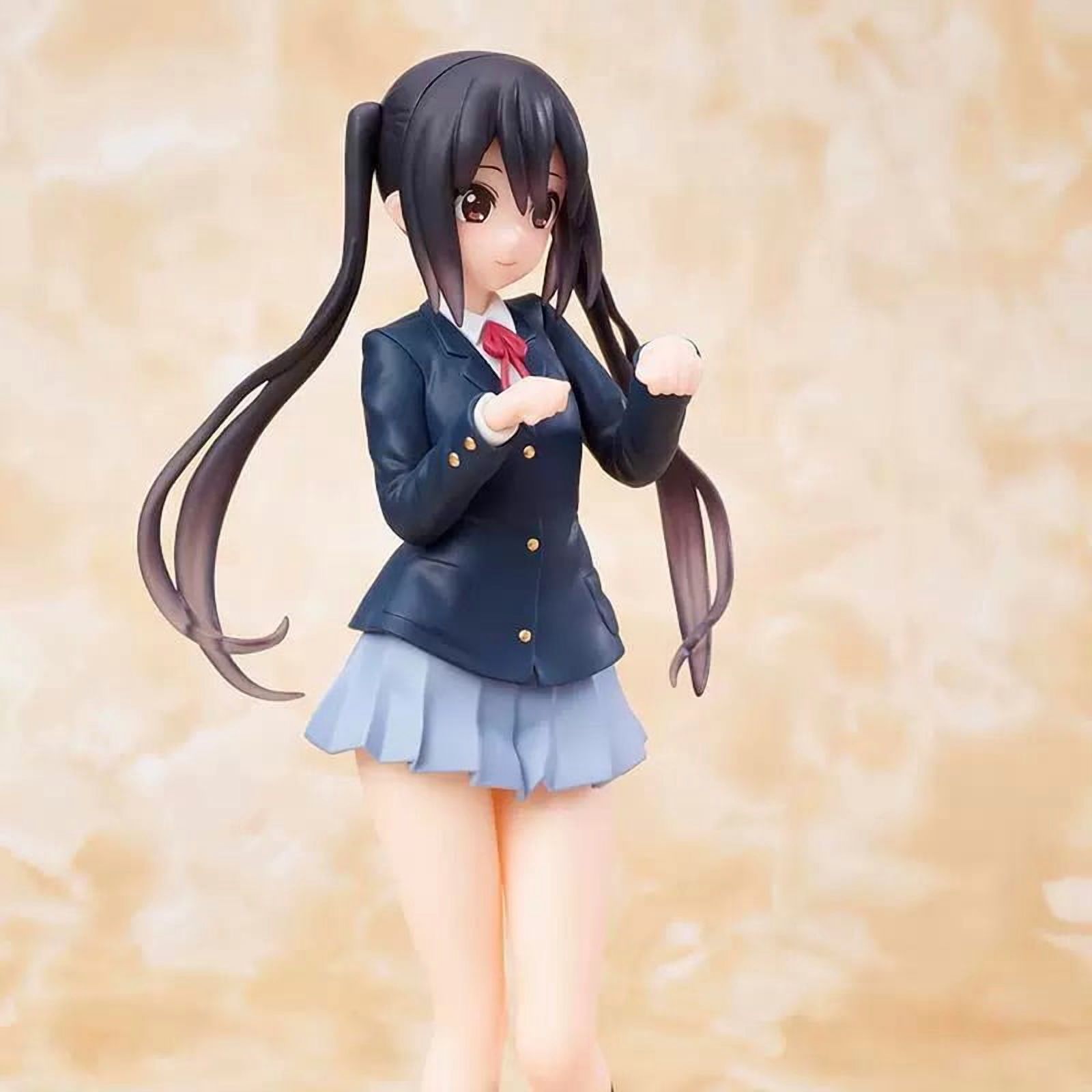 New K-ON！Nakano Azusa (JK Ver) Character Anime Model Statue Action Figures Desktop Ornament Popular Decorations Fan Souvenirs Creative Gift Collectable