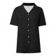 thumbnail image 4 of Blusa informal con botones y cuello de encaje para mujer: camisa elegante y versátil para el día a día, fácil de cuidar y lavable a máquina., 4 of 5