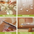 thumbnail image 4 of Thick Clear Table Protector x Clear Table Cover Protector Desk Protector Clear Plastic Table Cover Clear Table Pad Tablecloth for Office/Writing Desk, 4 of 8