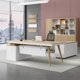 thumbnail image 2 of Storage Writing Desk Gaming Counter Monitor Students Vanity Office Desks Workstation Scrivanie Per Computer Wood Furniture My Lux Decor Round, 2 of 10