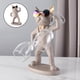 thumbnail image 3 of Escultura de Bulldog Francés, Soporte para Botellas de Vino, Botellero Vertical de Mesa, Miniatura beige, 3 of 7