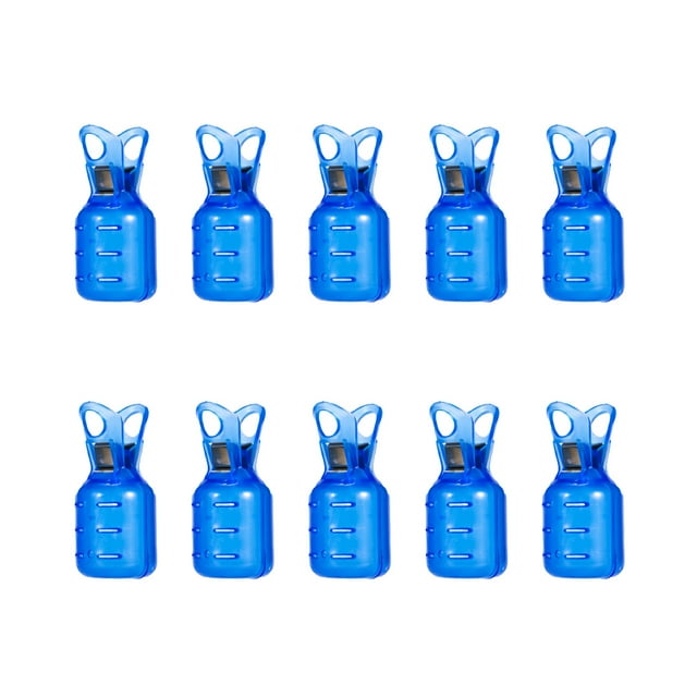 keepw 10pcs Hooks Sheath Squid Bonnets Case Treble Fishing Lightweight Protector Cover Blue Accessories Small Device Large Size