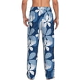 thumbnail image 3 of Goofa Flower Printed Soft Pajama Pants for Men, Wide Leg Comfy Casual Lounge Yoga Pants-Small, 3 of 9