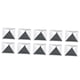 thumbnail image 2 of 10 almohadillas antideslizantes para snowboard, color plata, con agarre mejorado. Accesorios profesionales antideslizantes para snowboard, ideales Forma de pirámide, 2 of 8