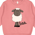 thumbnail image 3 of Inktastic Baa. Cute Sheep Design Toddler Sweatshirt, 3 of 4