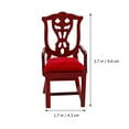 thumbnail image 2 of COMPUKAS Red Mini Toy Chair for DIY Craft Projects Made of Composite Material, 2 of 8