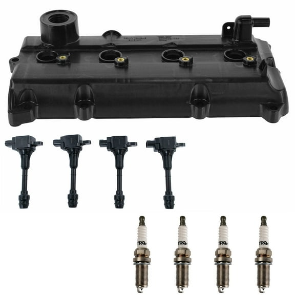 TRQ Ignition Coils Valve Cover & Iridium Spark Plug Kit for Altima Sentra 2.5L VCA91468 Fits select: 2002-2006 NISSAN ALTIMA, 2002-2006 NISSAN SENTRA