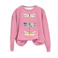 thumbnail image 2 of POROPL Cute Sweatshirts for Women Crew Neck Long Sleeve Sweatshirts Pullovers Loose Fitting Print Fall Sweatshirts, 2 of 4