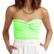 thumbnail image 1 of Fiudx Camisetas para Mujer Top de Punto Roscado de Color Sólido Sin Tirantes Sexy para Mujer, 1 of 5