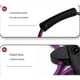 thumbnail image 3 of Pilates Reformer Resistance Band Kit Home Fitness Equipment for Total Body Workout - Helps Target Muscles, Tone(Purple), 3 of 5