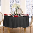 thumbnail image 6 of BalsaCircle 6 Pieces 70" Black Round Polyester Tablecloths Fabric Table Cover Linens, 6 of 7