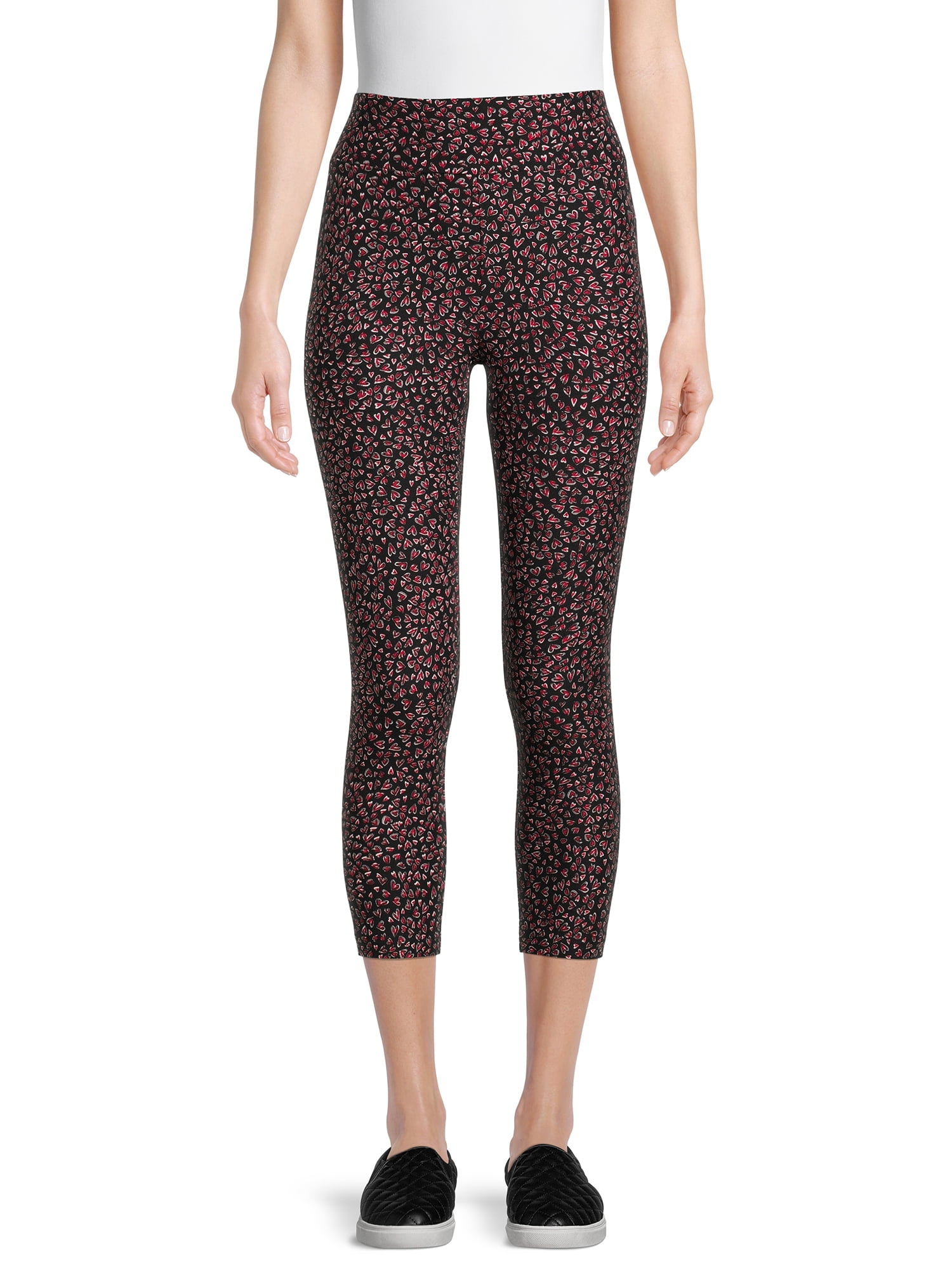Time & Tru Women's Knit Capri Leggings