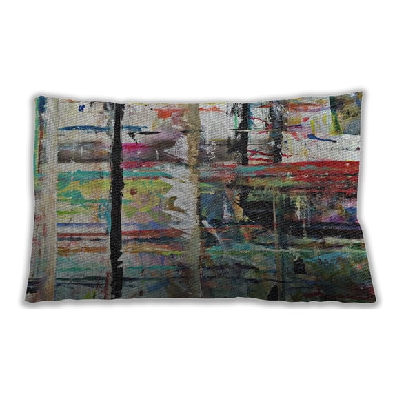 Ahgly Company Indoor Rectangular Patterned Lumbar Throw Pillow, 13 inch by 19 inch